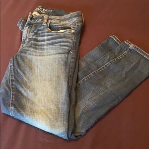 AE skinny jeans 12 short